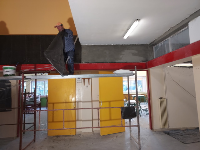 Σε εξέλιξη οι εργασίες ενίσχυσης του κτιρίου στο 3ο Δημοτικό Σχολείο Παιανίας