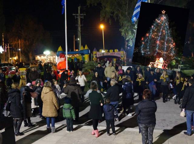 Με χριστουγεννιάτικες γιορτές σε Σαρωνίδα και Παλαιά Φώκαια ολοκληρώθηκε ο εορταστικός στολισμός του Δήμου Σαρωνικού