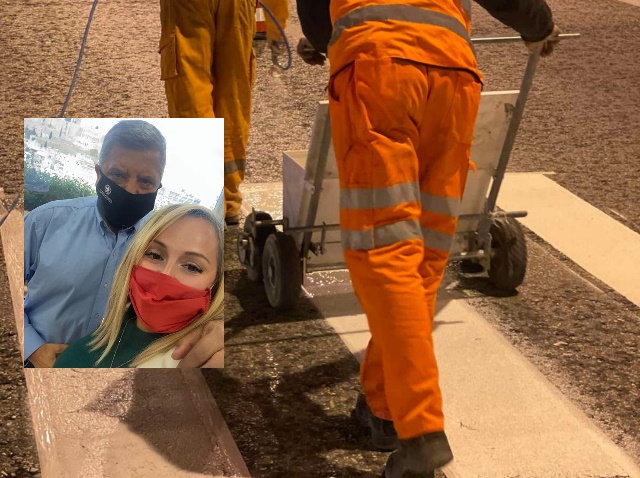 Λεωφ. Βουλιαγμένης: Άριστος ο συντονισμός για τις εργασίες διαγράμμισης από την Ευρ. Κοσμίδη  