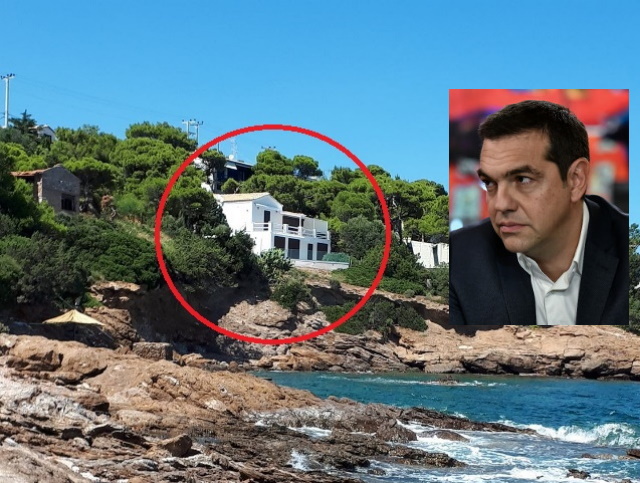 Ένταση έξω από το εξοχικό Τσίπρα στο Σούνιο