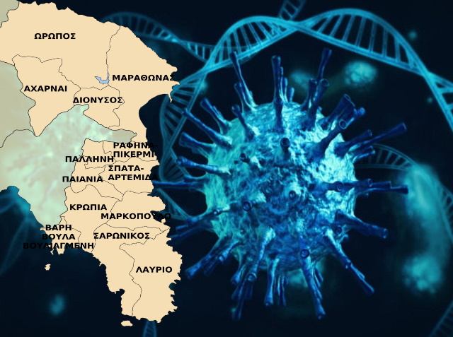 Έκθεση ΕΟΔΥ: Ο μεγαλύτερος αριθμός κρουσμάτων τις τελευταίες 70 ημέρες στην Ανατολική Αττική!