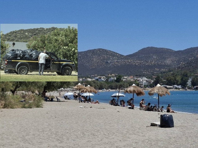 Αλυκές Αναβύσσου: Η παραλία αποδόθηκε στους πολίτες ξανά καθαρή με πρωτοβουλία του δήμου 