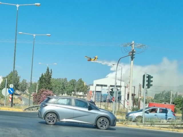 Μαρκόπουλο: Πυρκαγιά για τρίτη φορά στον Σταθμό Μεταφόρτωσης Απορριμμάτων 