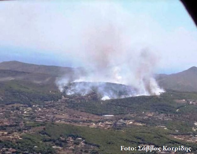 Τι προβλέπει το σύστημα «IRIS» για τη φωτιά στο Λαύριο – Τεράστιος ο κίνδυνος για τον εθνικό δρυμό Σουνίου (Χάρτης)