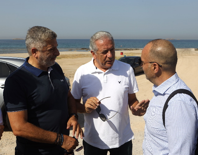 Το ενδιαφέρον του Δημ. Αβραμόπουλου για τη βελτίωση της ασφάλειας στην Αθηνών – Σουνίου – Επίσκεψη Πατούλη  