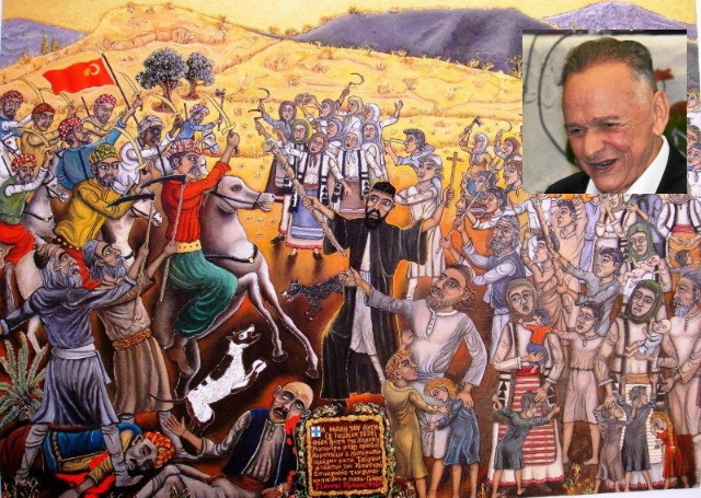 Ο πίνακας του Γιάννη Πρόφη που μεταφέρει στην αθανασία μια κορυφαία στιγμή του '21 στα Μεσόγεια (Φωτός)