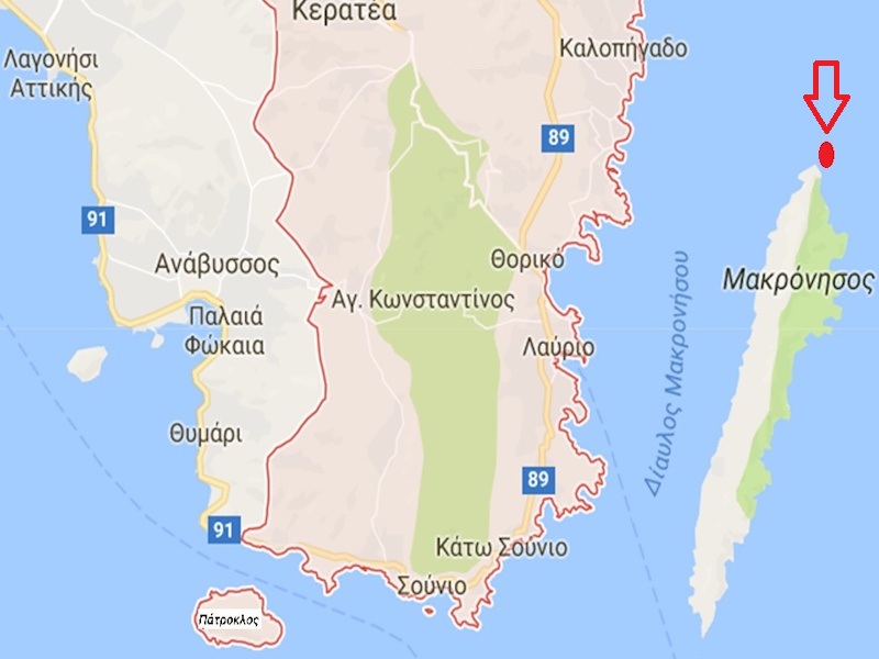 Επιχείρηση του Λιμενικού για ρυμουλκό που προσάραξε ανοιχτά της Μακρονήσου 