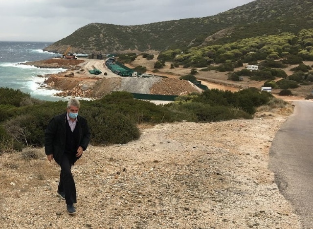 Δήμαρχος Κρωπίας, Δ. Κιούσης: Συνεχίζονται κανονικά τα έργα στον αγωγό της Χαμολιάς – Θέμα λίγων μηνών η πόντισή του (Φωτός)
