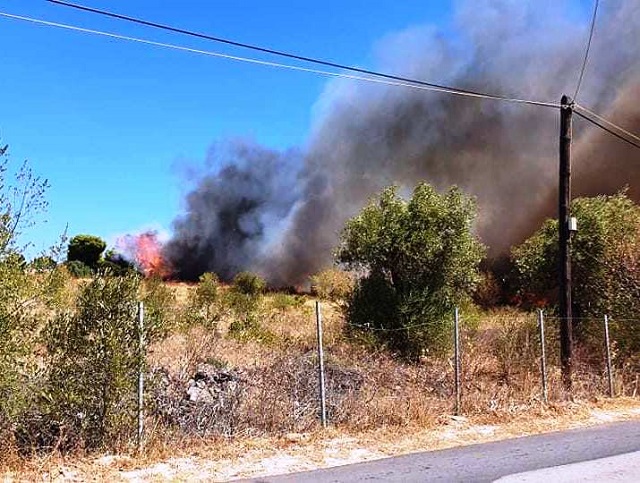 Πυρκαγιά στην Αρίωνος στα όρια των Δήμων Ραφήνας – Πικερμίου και Σπάτων – Αρτέμιδας! 