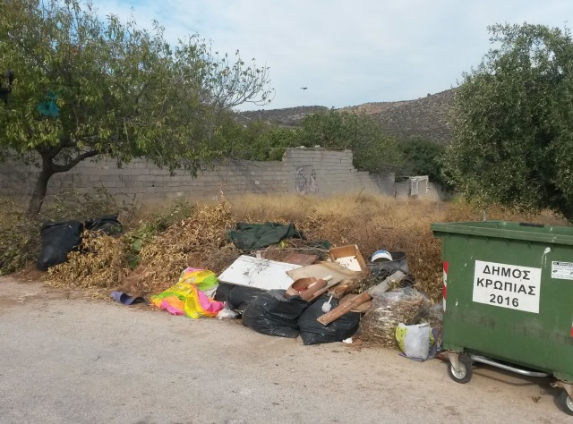 Απαράδεκτη η κατάσταση με τις χωματερές της ασυνειδησίας στην Αγ. Μαρίνα Αλυκού Κορωπίου! (Φωτός)