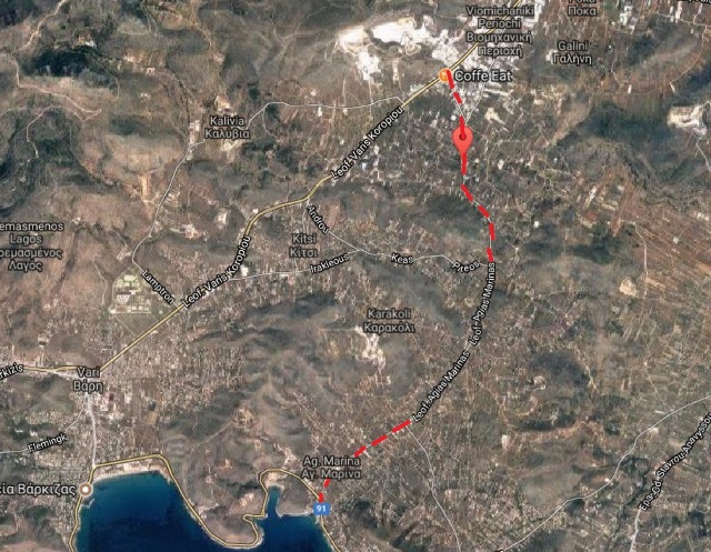 Κάποιοι “παίζουν” με την ασφάλεια πεζών και οδηγών στη λεωφόρο Αγ. Μαρίνας – Κορωπίου!