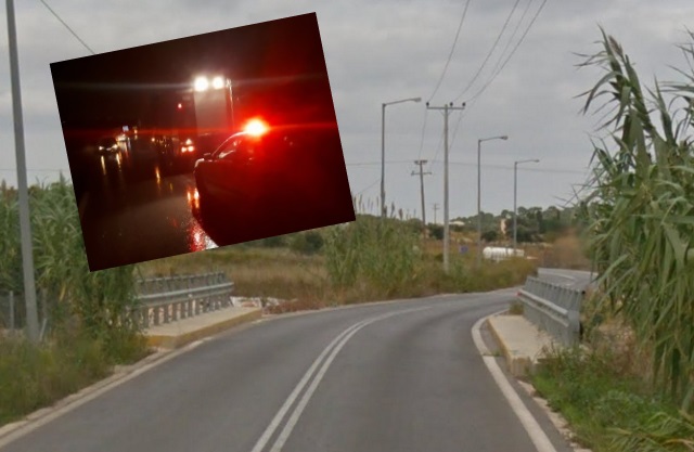 Κινδύνεψε άνθρωπος στην... πολύπαθη γέφυρα Πετρέζας, στα Σπάτα, λόγω υπερχείλισης του χειμάρρου!