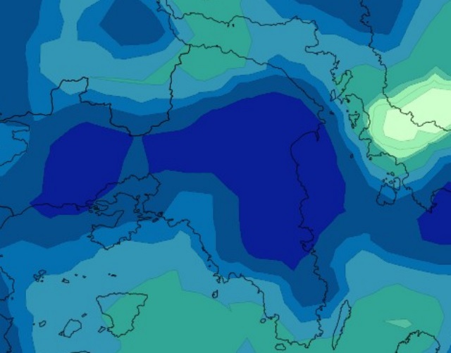 Ποιες ώρες, πού και με ποια ένταση θα... επισκεφθεί ο «Γηρυόνης» την Ανατολική Αττική! (Χάρτες) 