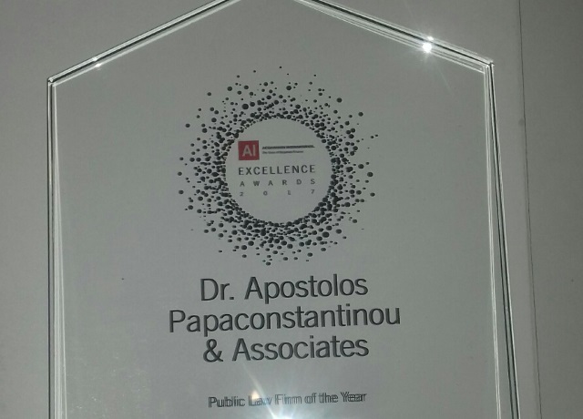 «Βροχή» τιμητικών διακρίσεων παγκοσμίου επιπέδου στη δικηγορική εταιρεία «Απ. Παπακωνσταντίνου – Ν. Κ. Χλέπας και Συνεργάτες»!